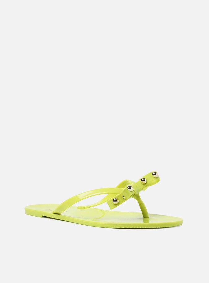 Rasteira Verde Flat Brizza