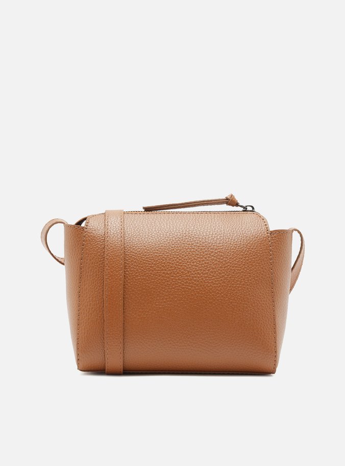 Bolsa Tiracolo Marrom Média