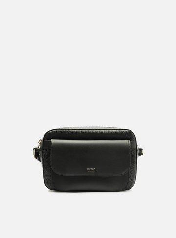Bolsa Tiracolo Preta Média Pouch Removível