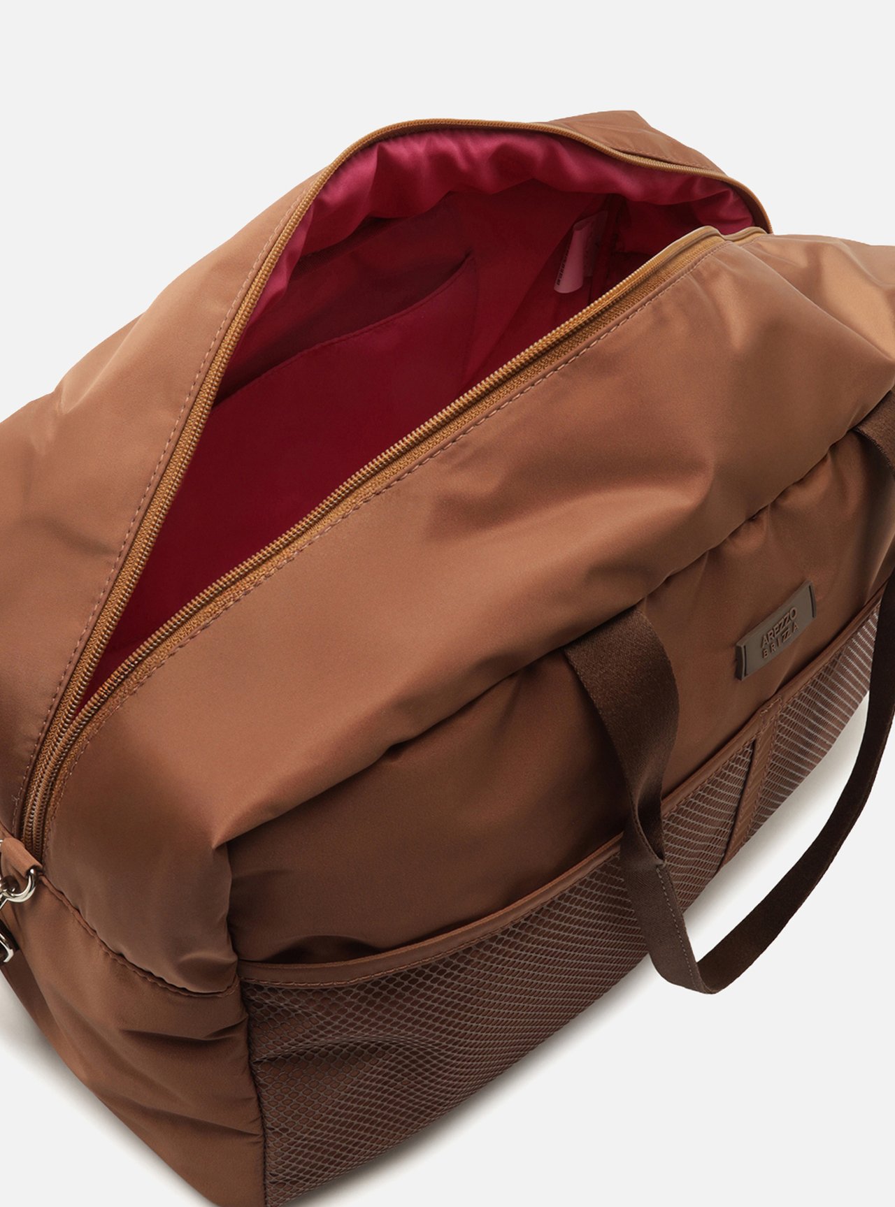 Bolsa Mala Marrom Grande Brizza — foto 4