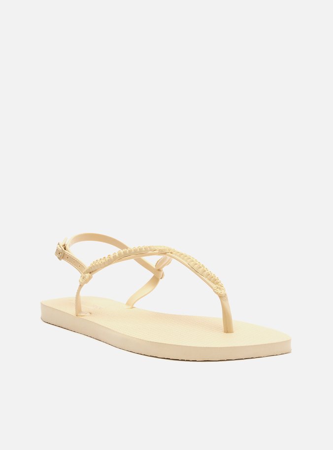 Sandália Rasteira Off-White Slim Flash Flex