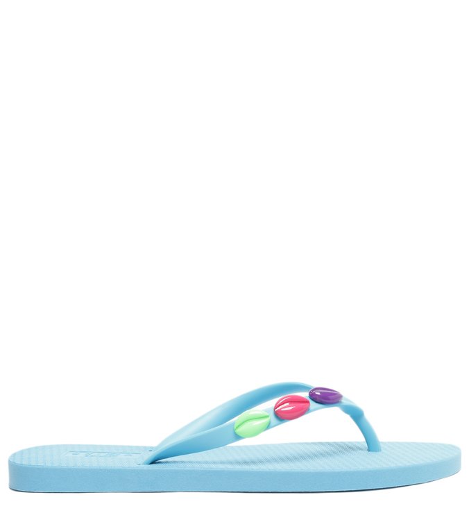 Chinelo de Dedo Azul Conchas Brizza 