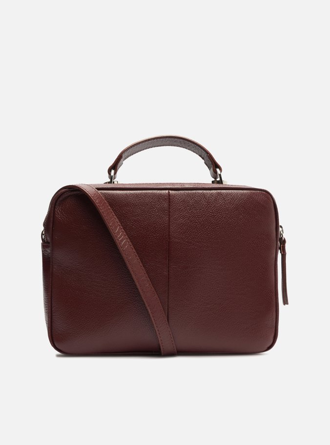 Bolsa Tiracolo Vermelha Couro Francine Média