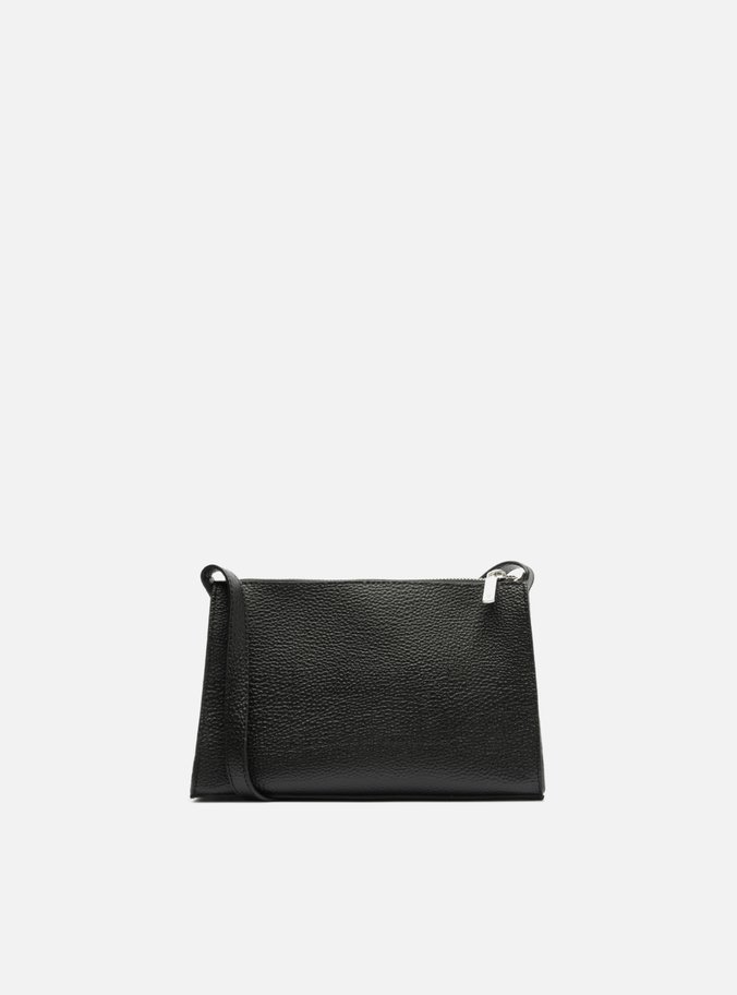 Bolsa Tiracolo Preta Textura Pequena