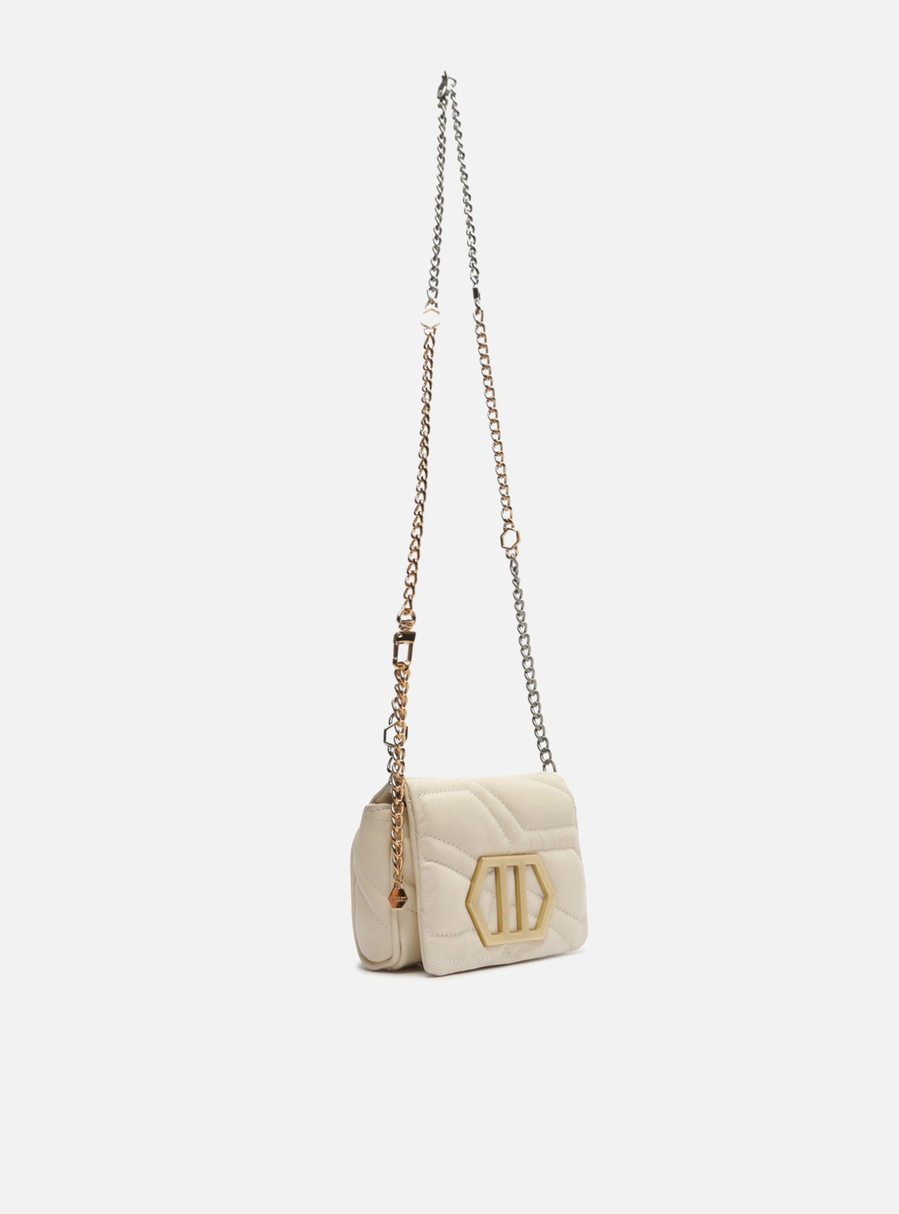 Bolsa Tiracolo Branca Couro Emma Pequena — foto 5