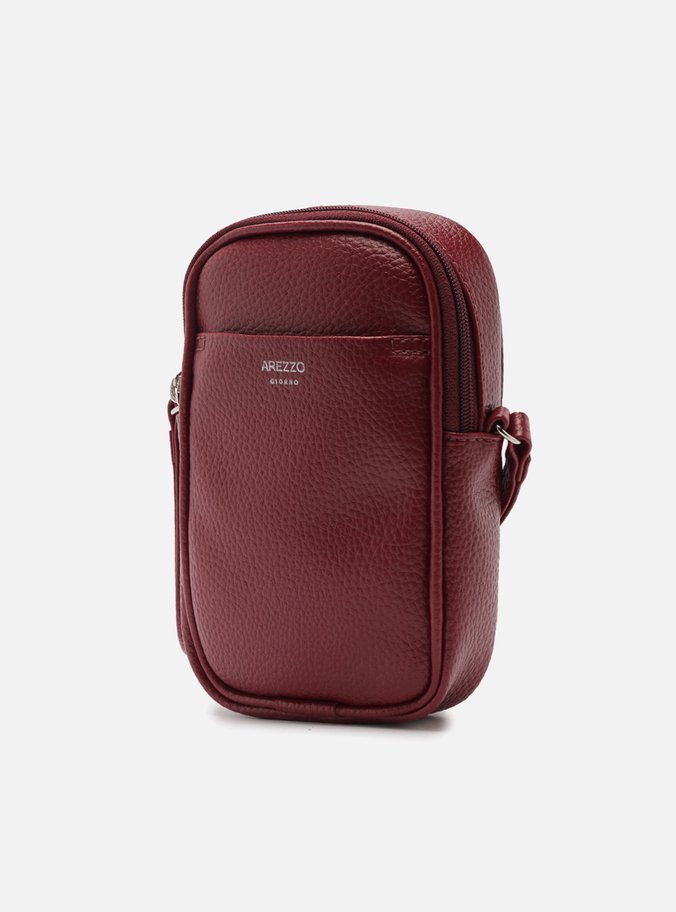 Mini Bag Porta-Celular Bordô