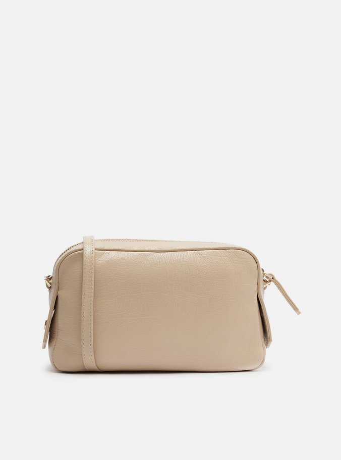 Bolsa Tiracolo Nude Couro Abraccio 2.0 Pequena