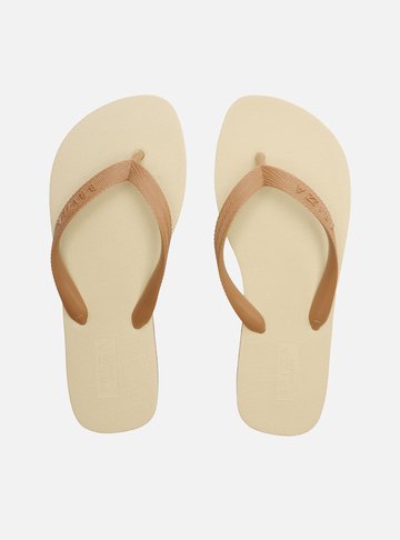 Chinelo de Dedo Marrom Bicolor Roma Basics
