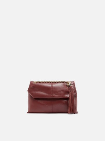 Bolsa Tiracolo Marrom Couro Ísis Pequena