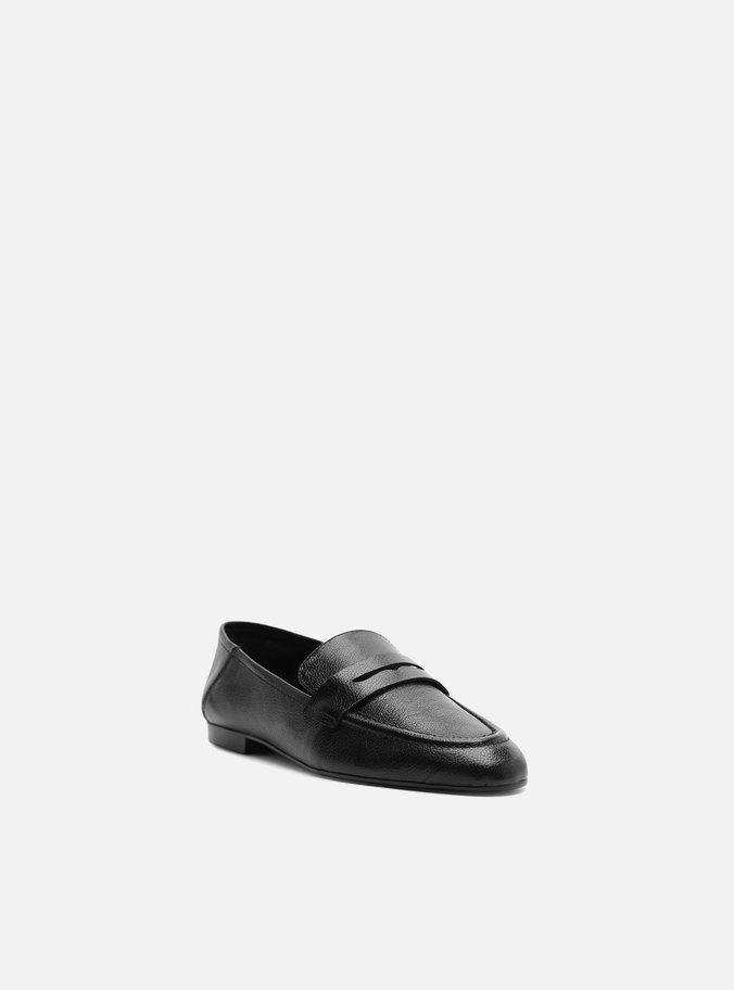 Mocassim Preto Couro