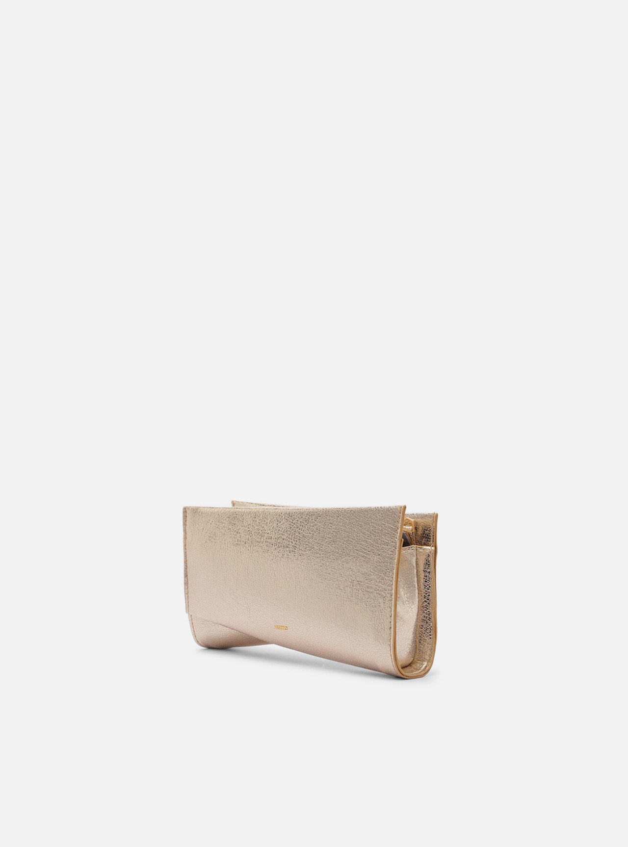 Bolsa Clutch Dourada Pequena Detalhe Dourado — foto 2