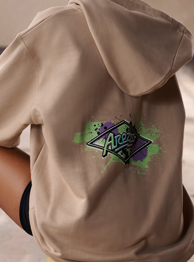 Moletom Oversized Cáqui Arezzo