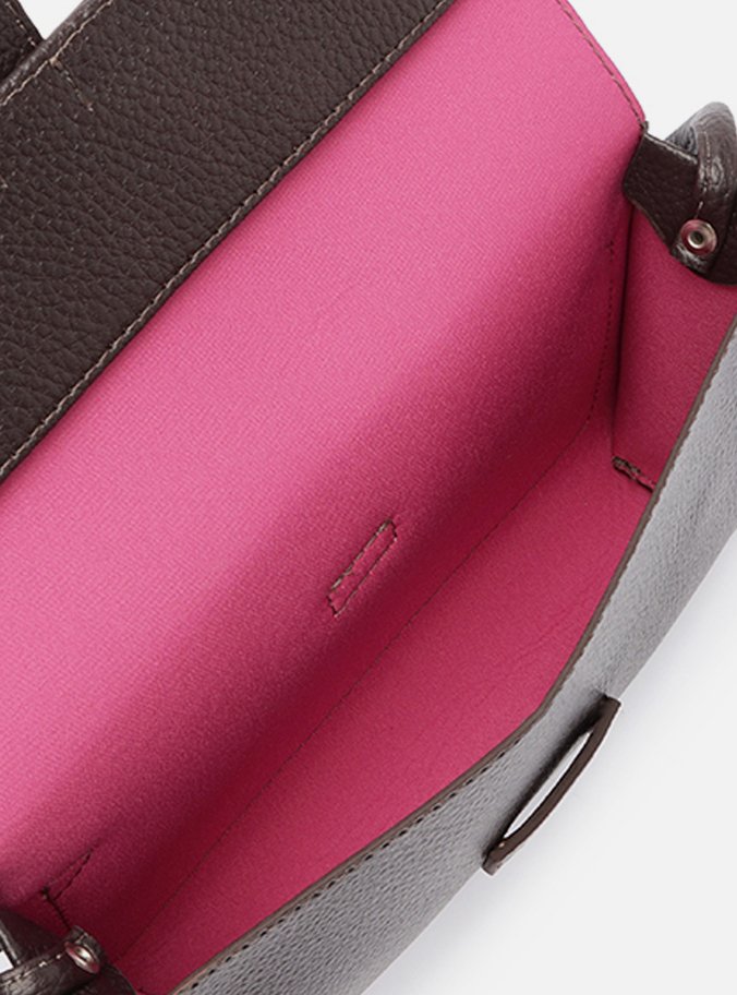 Bolsa Tiracolo Marrom Uva Betina Pequena