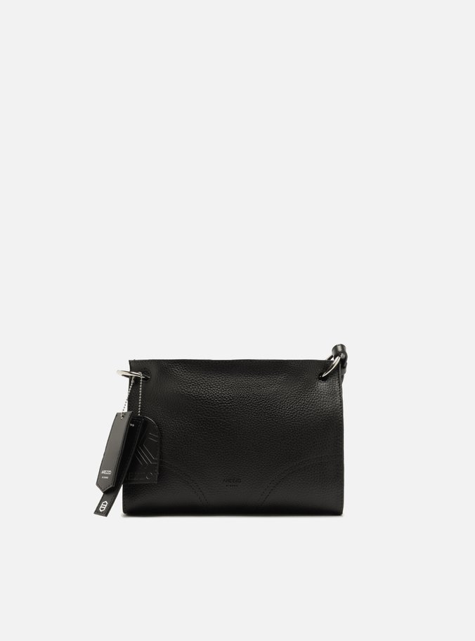 Bolsa Tiracolo Preta Pequena Tiras Alças