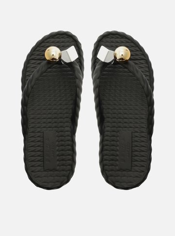 Arezzo — Chinelo de Dedo Preto Marrocos Brizza
