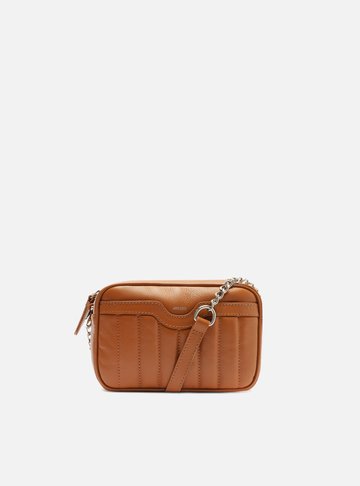 Bolsa Tiracolo Marrom Couro Francine Pequena