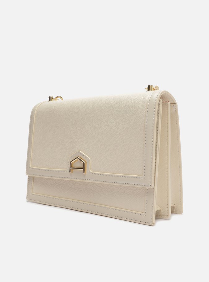 Bolsa Tiracolo Off-White Detalhe Pequena