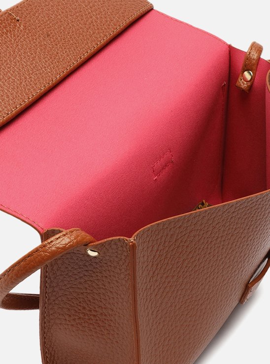 Bolsa Tiracolo Marrom Betina Pequena
