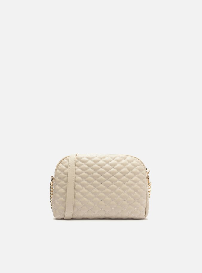 Bolsa Tiracolo Off-White Pequena Matelassê