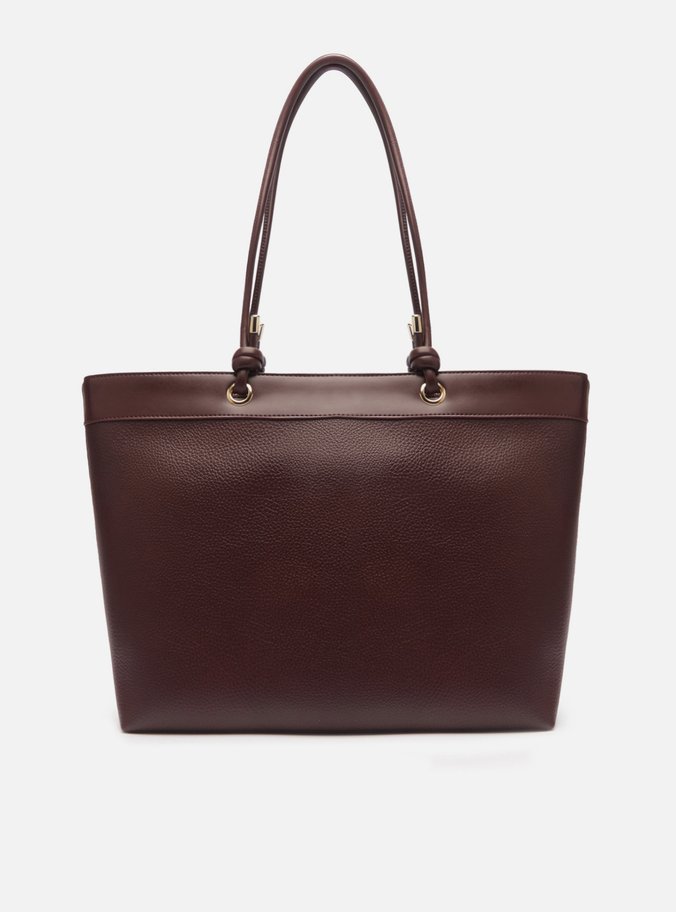 Bolsa Shopping Marrom Grande Enrolados