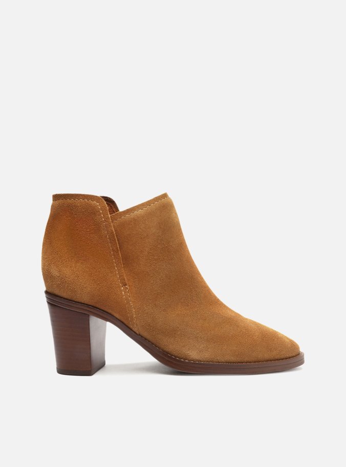Bota Salto Médio Marrom
