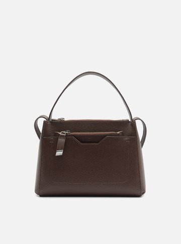 Arezzo — Bolsa Tote Marrom Escura Emilly Média
