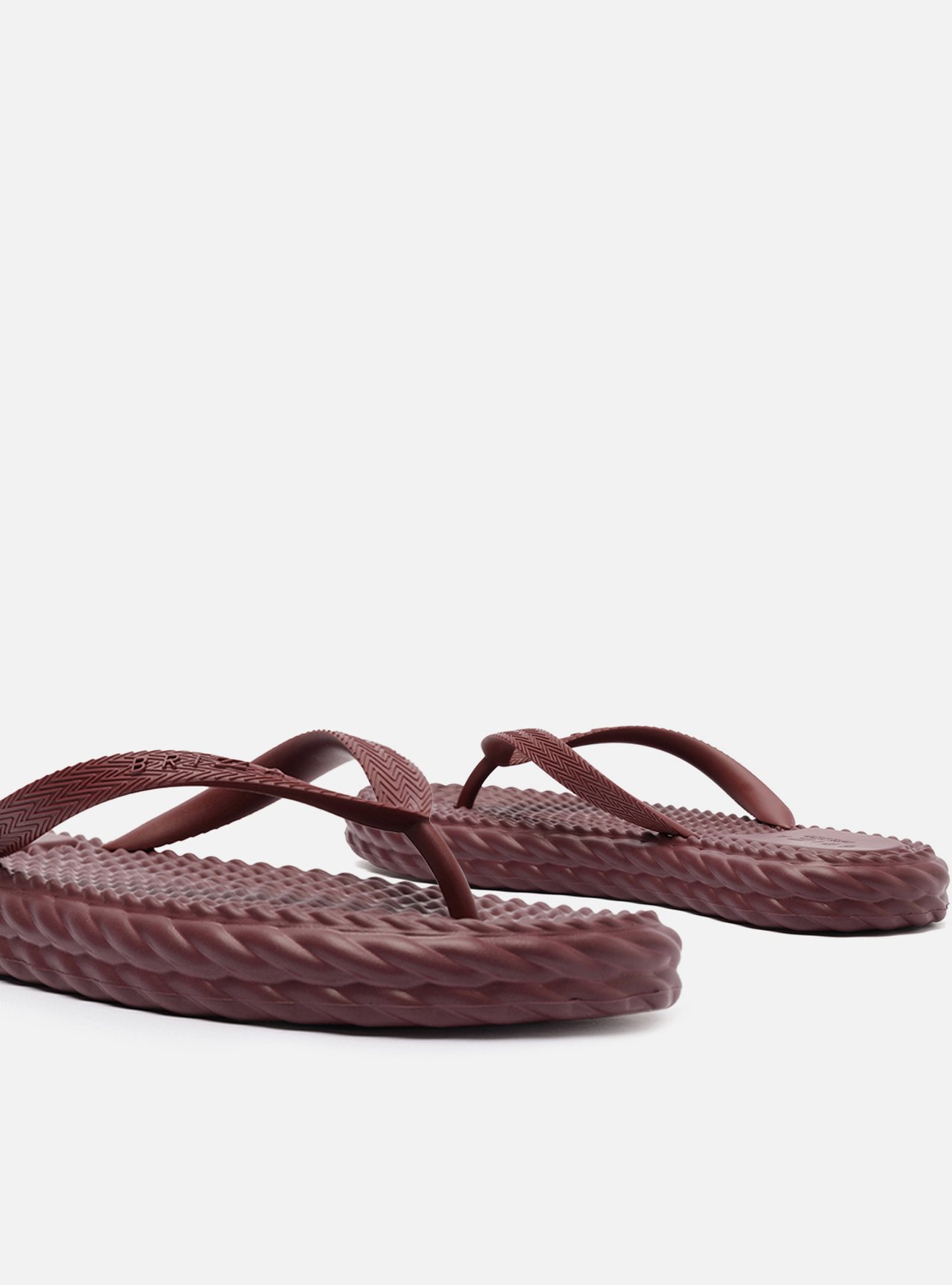 Chinelo de Dedo Vinho Marrocos Flip Flop — foto 4