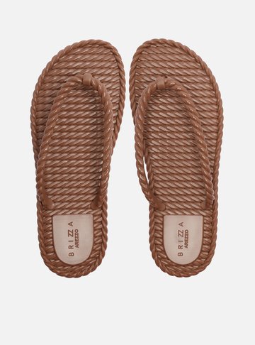 Chinelo de Dedo Marrom Marrocos