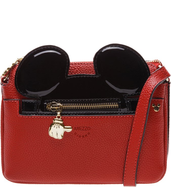 Disney | Bolsa Tiracolo Pequena Mickey Royal Red e Preto