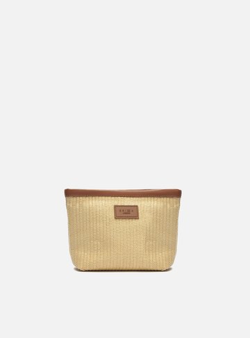 Necessaire Marrom Palha Brizza