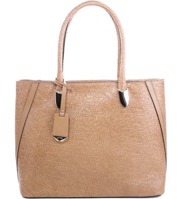 Bolsa Shopping Claire Camel