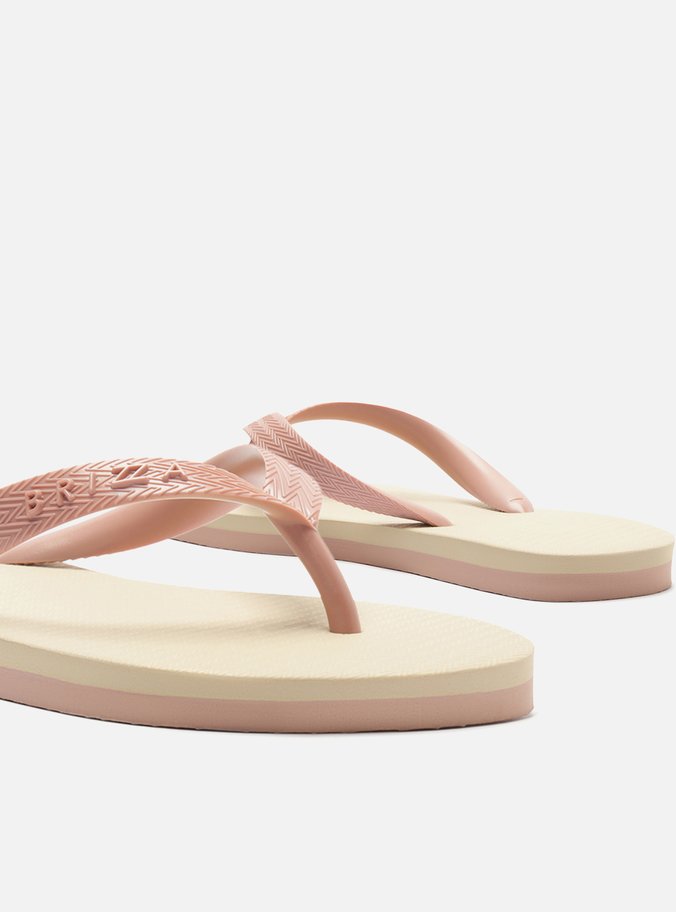 Chinelo de Dedo Rosé Bicolor Roma