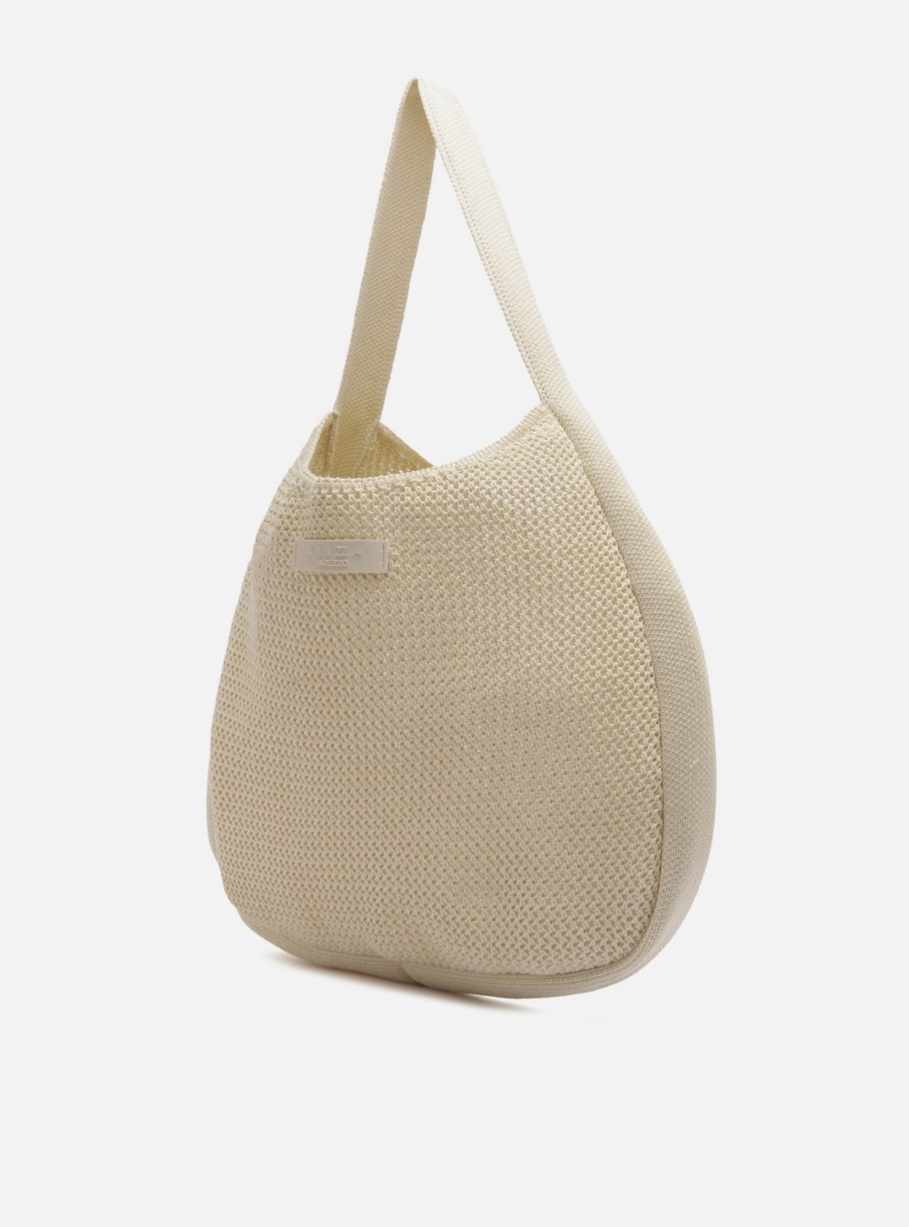 Bolsa Shopping Branca Knit Grande Brizza — foto 2