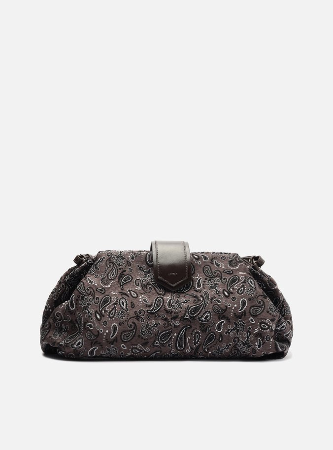 Bolsa Tiracolo Marrom Paisley Grande Livia