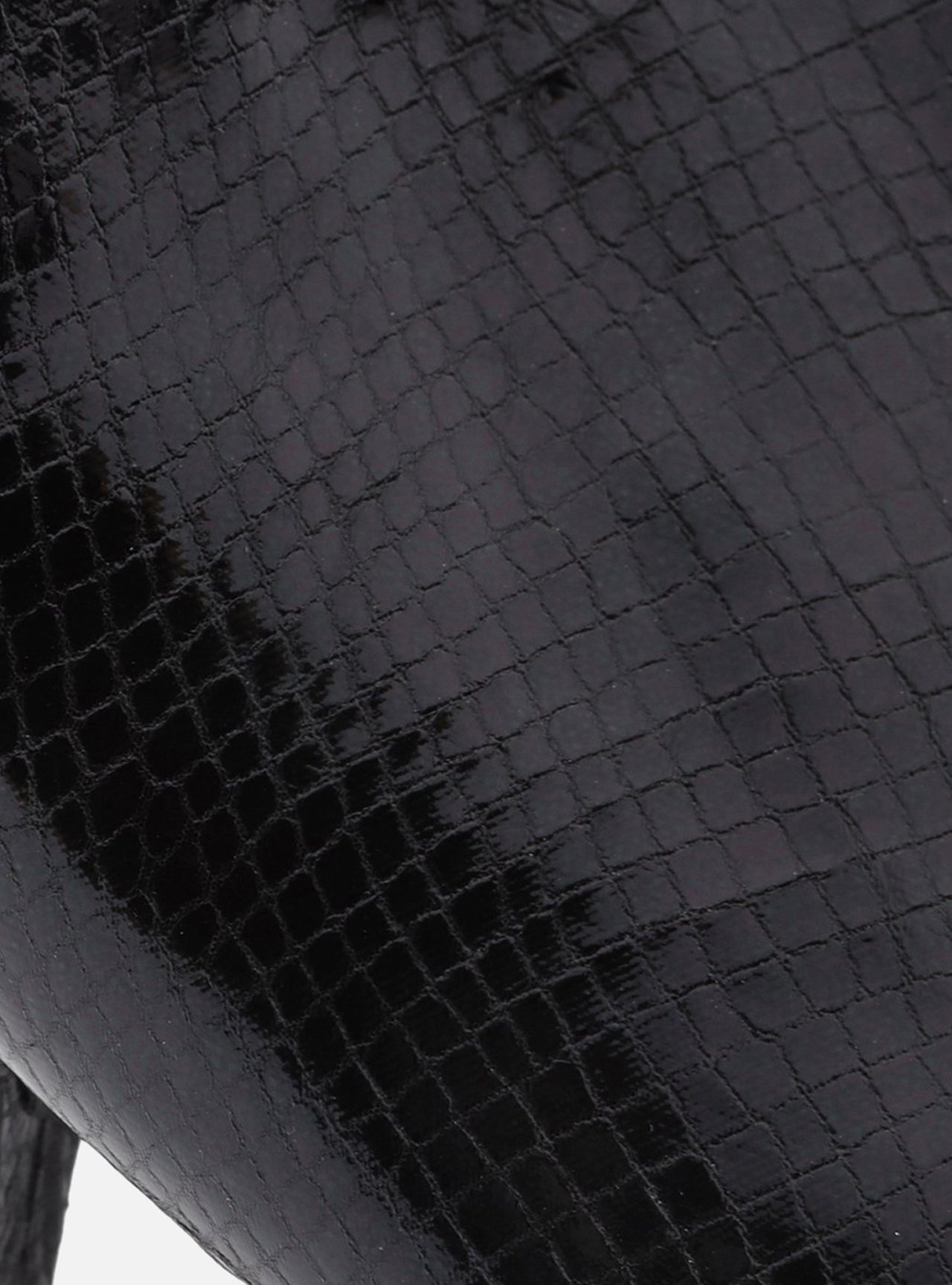 Bota Preta Snake Cano Médio Salto Fino — foto 7