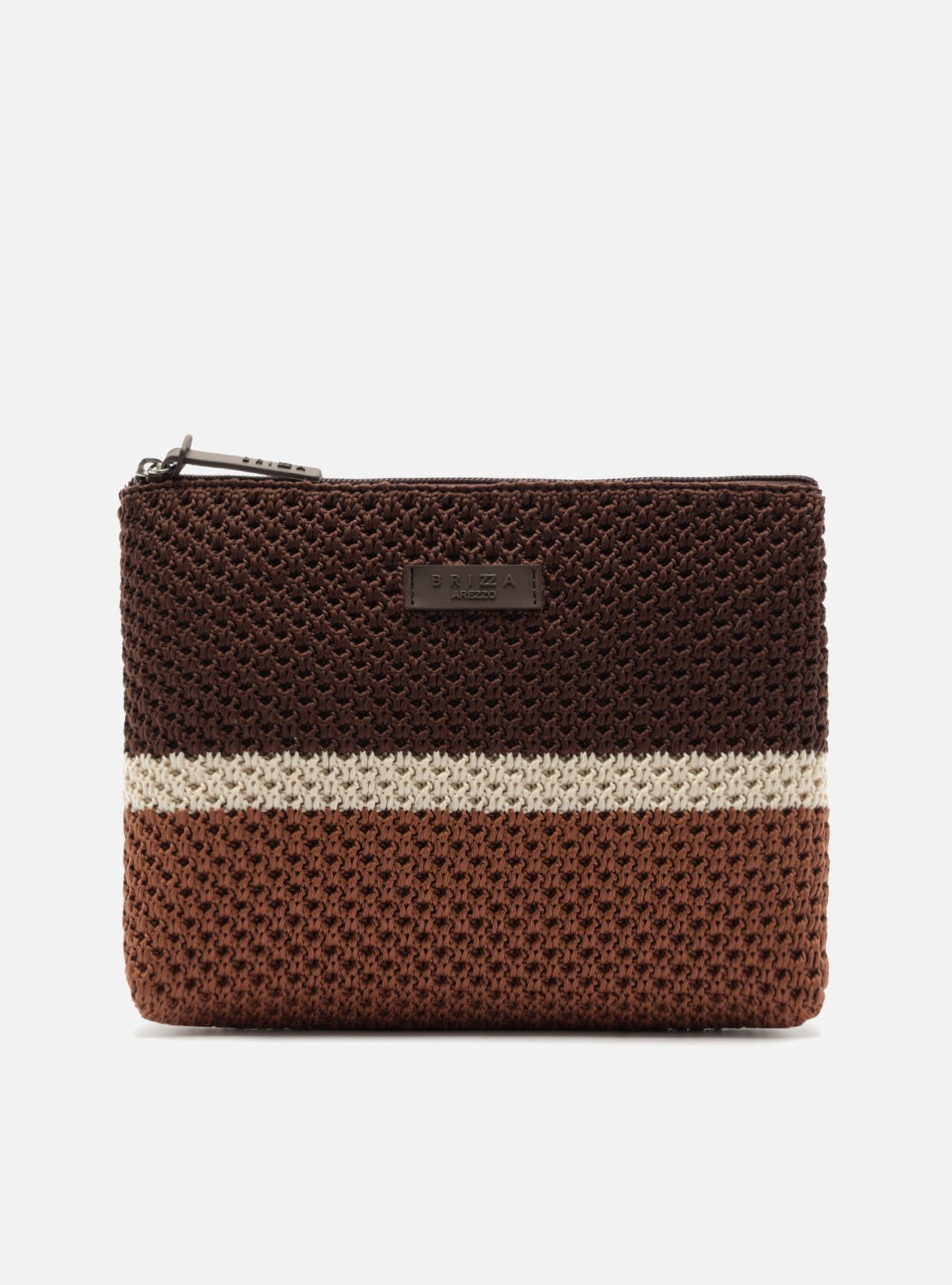 Necessaire Marrom Knit Brizza — foto 1