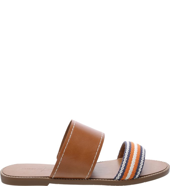 Arezzo x Lenny Niemeyer | Chinelo Couro e Gorgurão Cedro