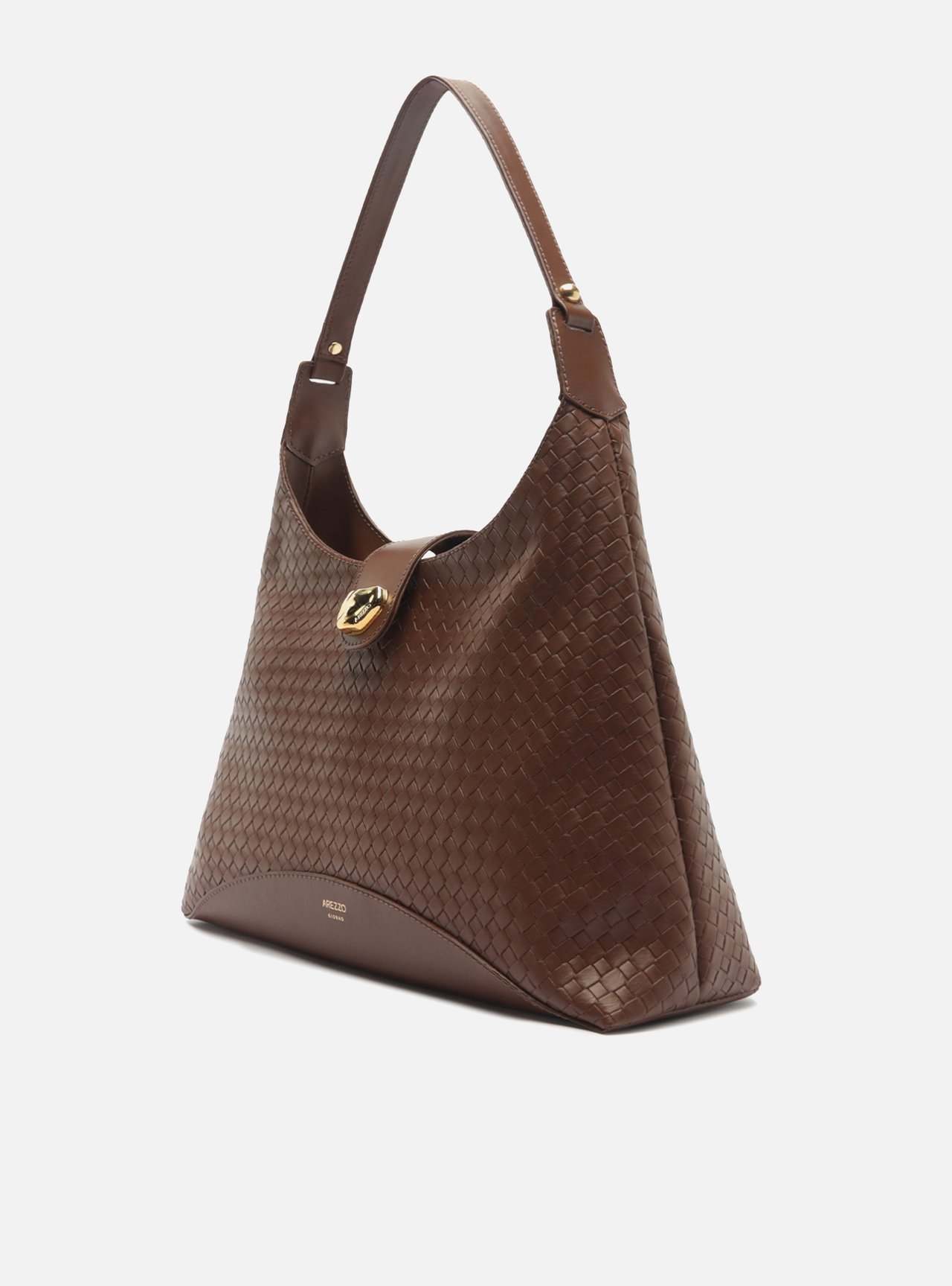 Bolsa Hobo Preta Média Tressê — foto 2