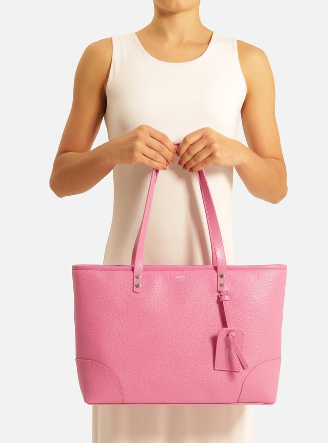 Bolsa Shopping Rosa Giorno Grande Bag Charm