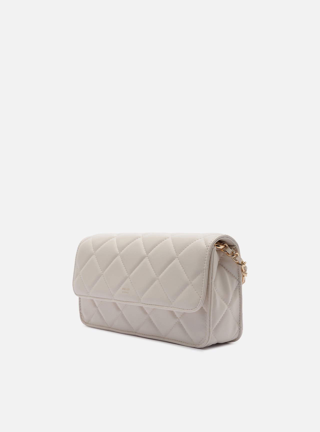 Bolsa Tiracolo Branca Média Matelassê Corrente — foto 2