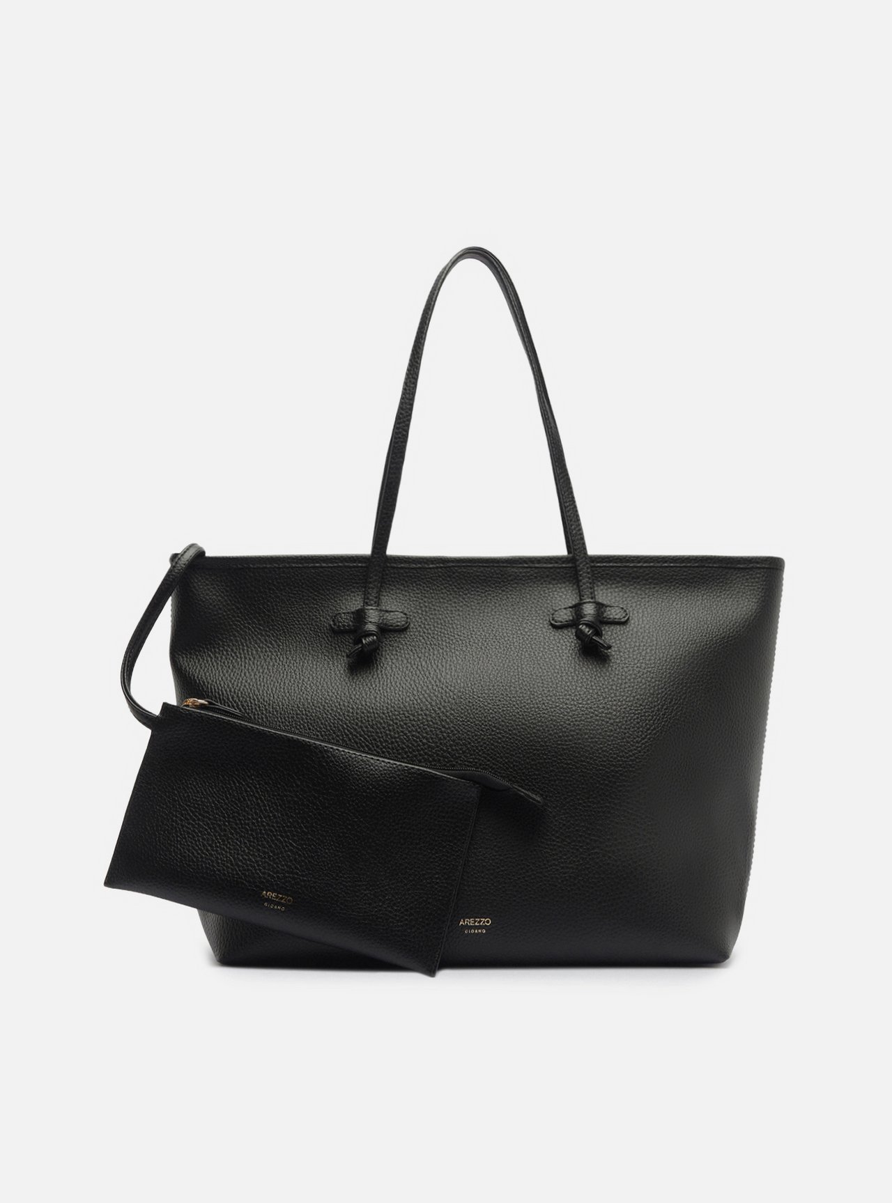 Bolsa Shopping Preta Grande Pouch — foto 1