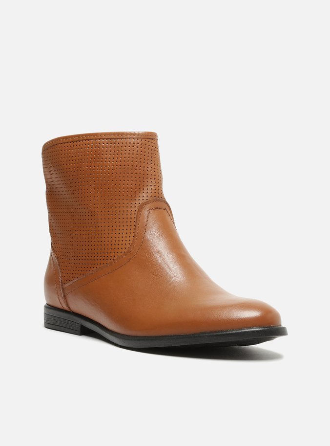 Bota Nude Cano Médio Salto Baixo