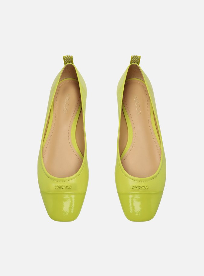 Sapatilha Verde Bico Quadrado Cap Toe