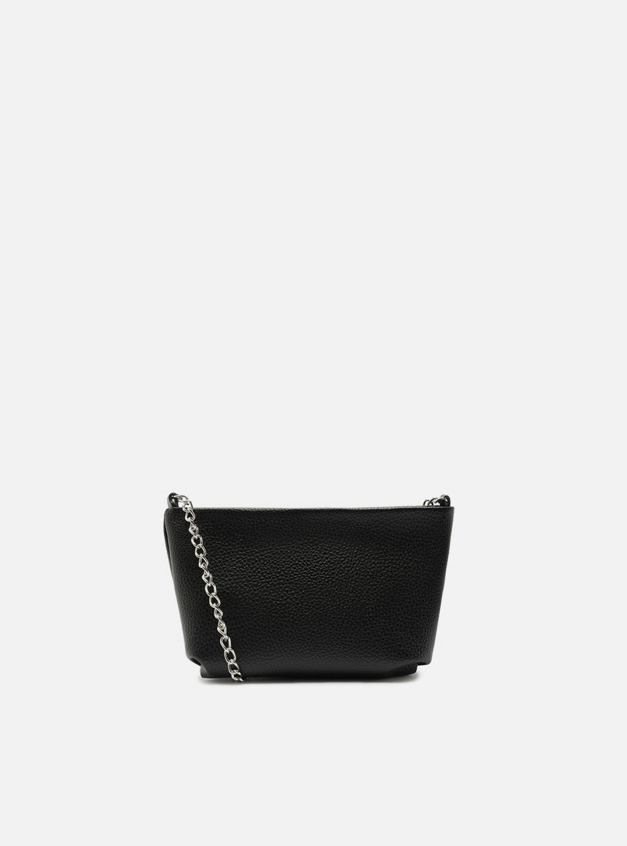 Bolsa Tiracolo Preta Pequena Corrente Básica — foto 3
