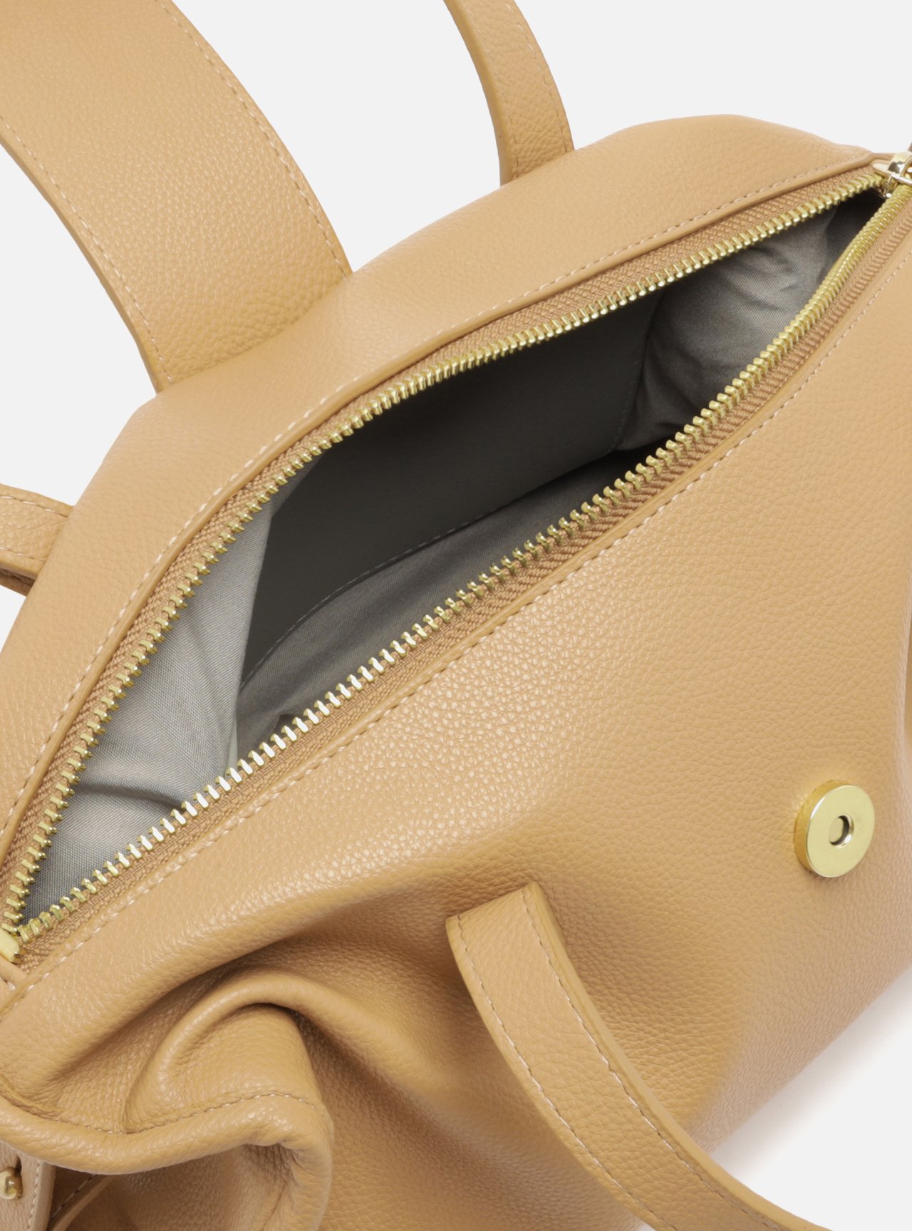 Bolsa Tote Nude Média Metais — foto 4