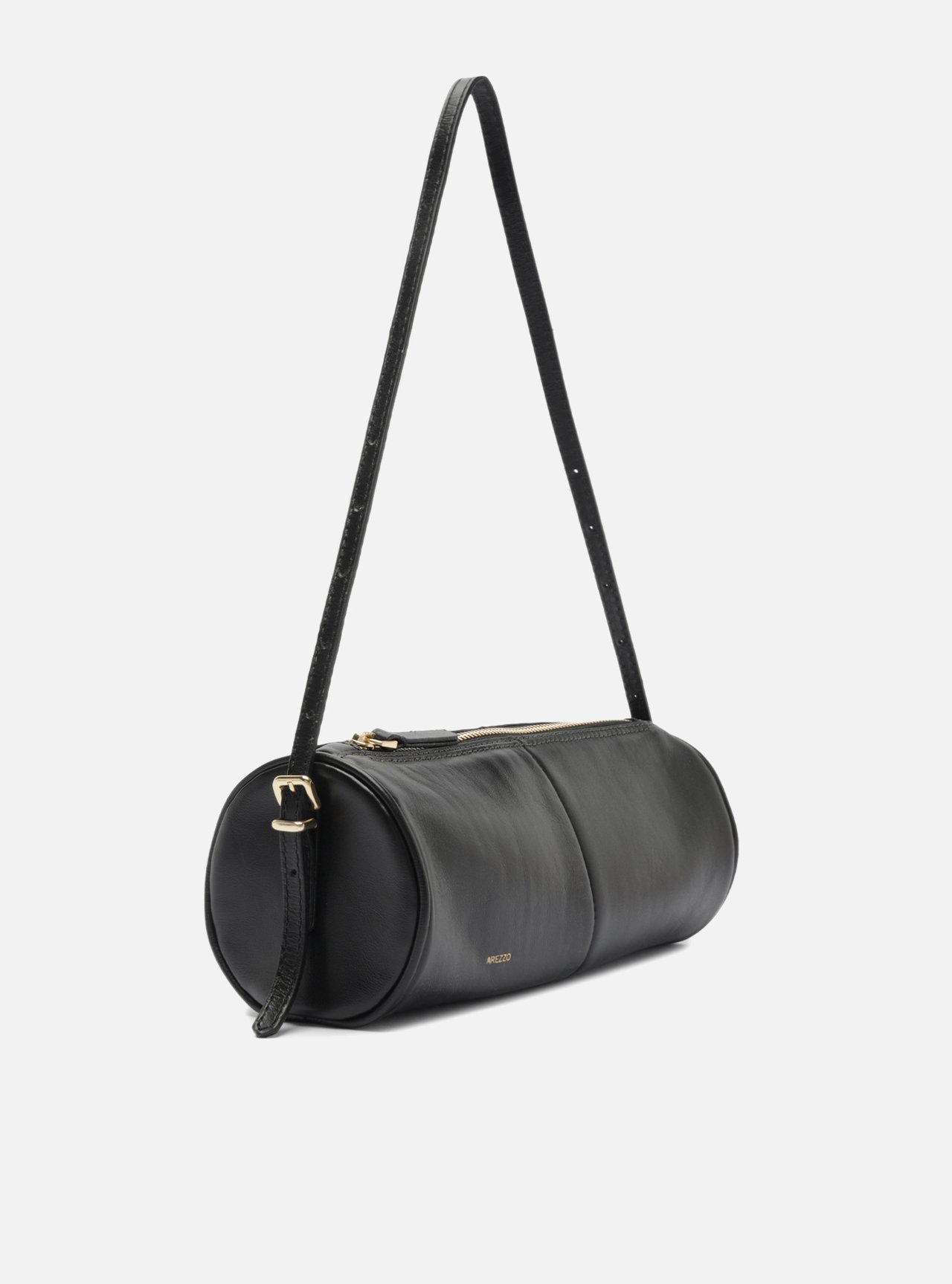 Bolsa Shoulder Preta Couro Media — foto 5