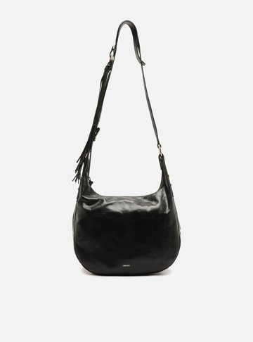 Arezzo — Bolsa Tiracolo Preta Couro