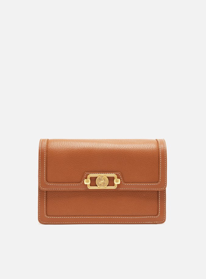 Bolsa Tiracolo Caramelo Couro  Média