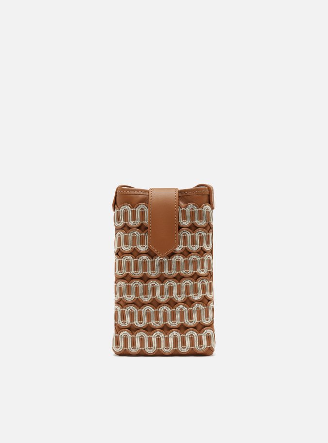 Bolsa Tiracolo Marrom Pequena