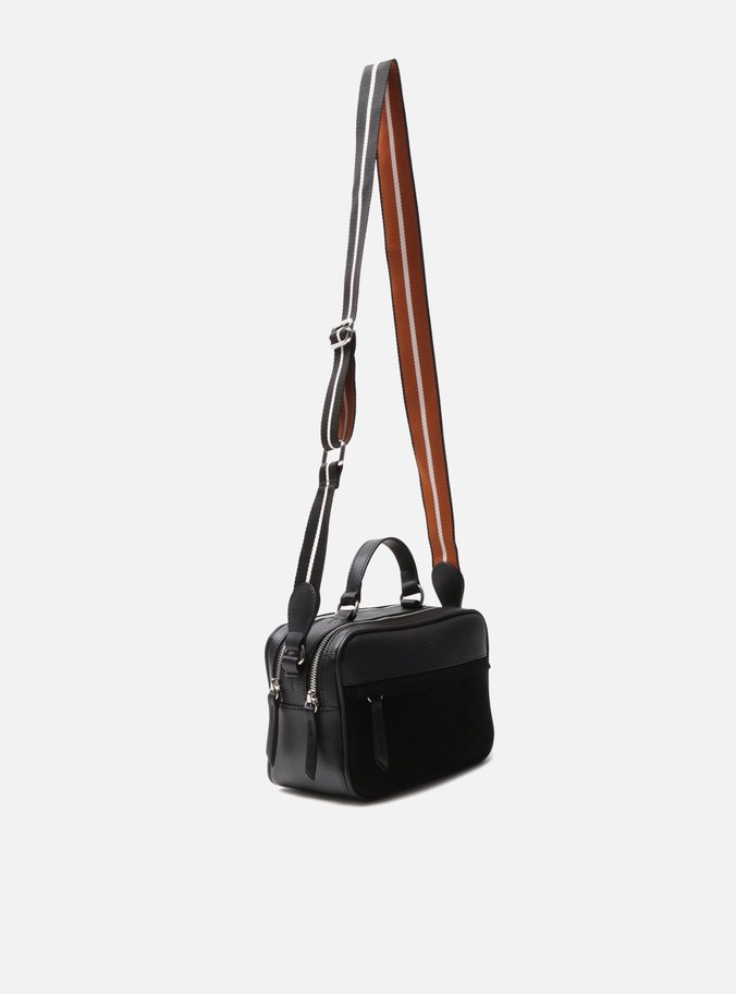 Bolsa Tiracolo Preta Prione Média Bolsos